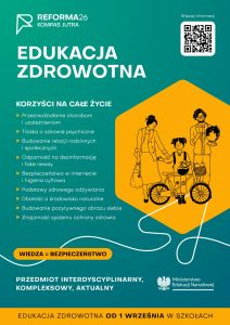 Edukacja zdrowotna w&nbsp;szkołach od 1 września 2025 
