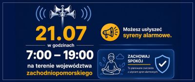 Ćwiczenie z&nbsp;użyciem syren alarmowych